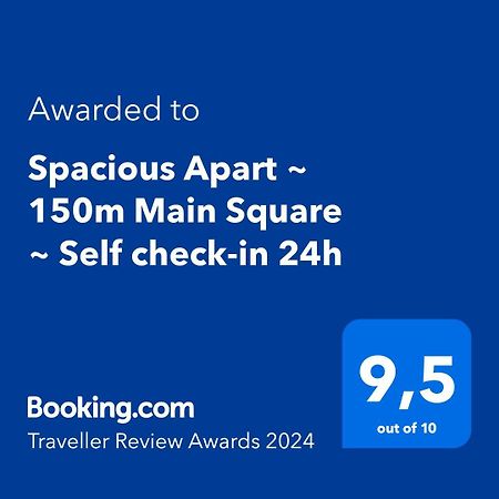Spacious Apart ~ 150M Main Square ~ Self Check-In 24H วรอตซวาฟ ภายนอก รูปภาพ