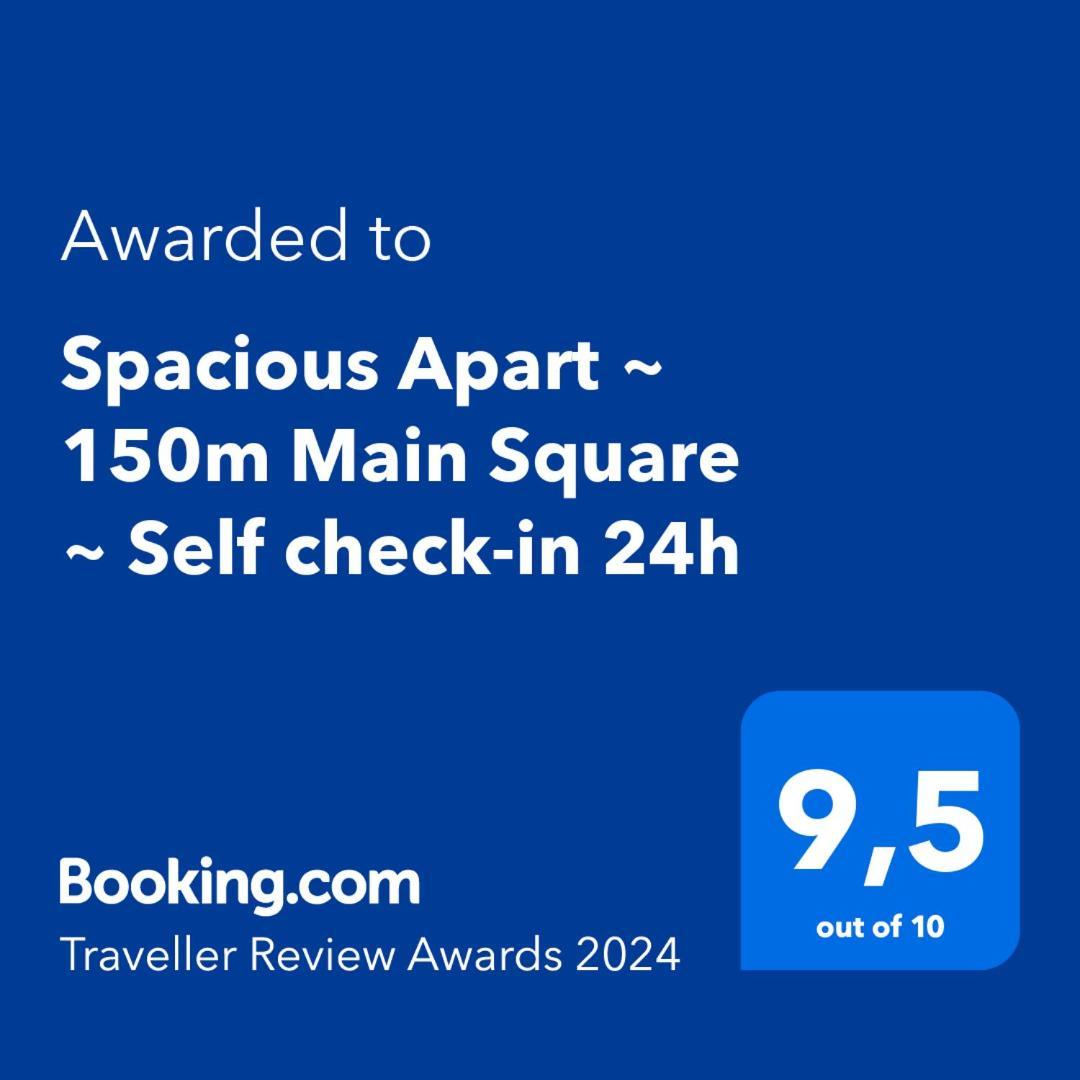 Spacious Apart ~ 150M Main Square ~ Self Check-In 24H วรอตซวาฟ ภายนอก รูปภาพ